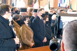 Prezydent RP i Marszałek Sejmu w kościele