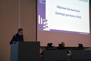 Przemówienie Komendanta Wojewódzkiego Policji w Katowicach