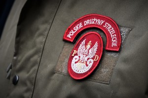 Naszywka na mundurze - Polski Drużyny Strzeleckie.