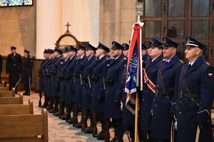 Kompania Honorowa Policji w Katedrze
