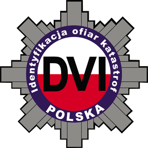 Logo z napisem Identyfikacja Ofiar Katastrof DVI