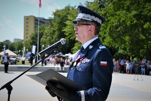 Przemówienie Komendant Wojewódzkiego Policji