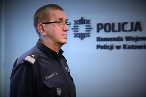 Na zdjęciu komendant wojewódzki policji.