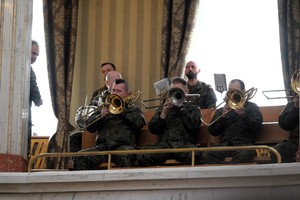 zdjęcie kolorowe orkiestry wojskowej