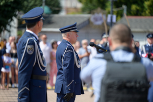 Na zdjęciu Zastępca Komendanta Głównego w trakcie przemówienia