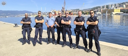 Zdjęcie policjantów z Polski oraz Chorwacji