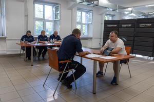 Na zdjęciu uczestnik zawodów w trakcie jednej z konkurencji.