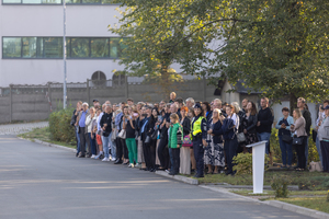 Na zdjęciu rodziny policjantów