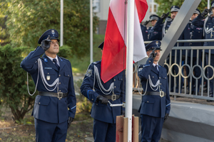 Policjanci kompanii honorowej