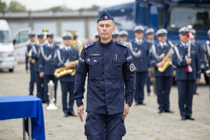 Na zdjęciu dowódca uroczystości