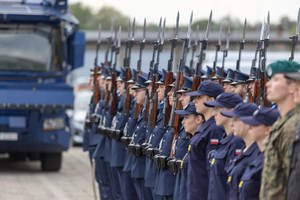 Policjanci Kompanii Honorowej