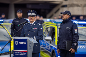 Na zdjęciu komendant wojewódzki policji