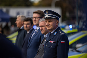 Na zdjęciu pierwszy zastępca komendanta wojewódzkiego policji