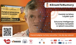 zdjęcie kolorowe przedstawia plakat kampanii znam te numery