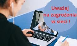 Grafika przedstawiająca osobę przy komputerze.