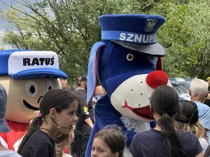 Maskotka Policji i Straży Pożarnej