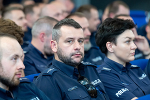 Na kolorowym zdjęciu widoczny przebieg zawodów Dzielnicowy Roku 2025