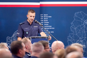 Na kolorowym zdjęciu widoczny przebieg zawodów Dzielnicowy Roku 2025