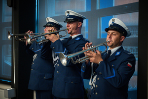 Zdjęcie orkiestry policyjnej