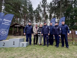 Na zdjęciu organizatorzy biegu.