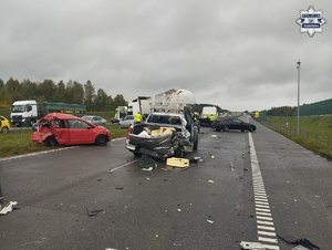 zdjęcie przedstawia miejsce wypadku drogowego