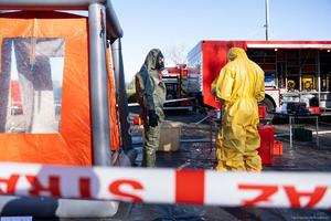 fotografia ze szkolenia zorganizowanego przez katowickich policjantów