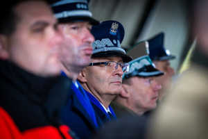 Komendant Wojewódzki Policji oraz przedstawiciele innych służb