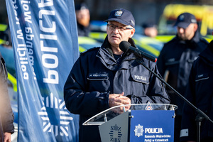 Komendant Wojewódzki Policji w Katowicach nadinspektor Mariusz Krzystyniak