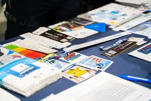 Zdjęcie przedstawia ulotki profilaktyczne