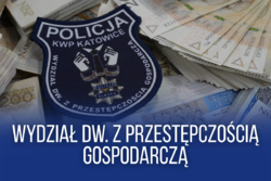 Zdjęcie przedstawia Logo Wydziału do spraw zwalczania przestępczości gospodarczej