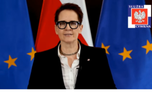 Na zdjęciu szefowa Służby Cywilnej