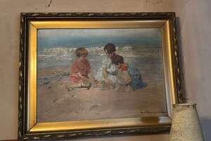 Odzyskane dzieło Feliksa Michała Wygrzywalskiego „Dzieci nad wodą”