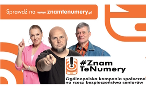 plakat kampani społecznej #Znam te numery