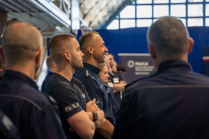 Policjanci podczas konkurencji na turnieju