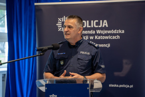 Naczelnik podczas przemowy