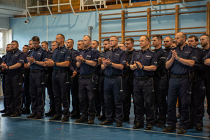 zdjęcie grupowe policjantów
