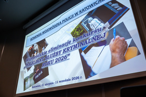 ekran z napisem „Policjant Służby Kryminalnej Roku 2026”