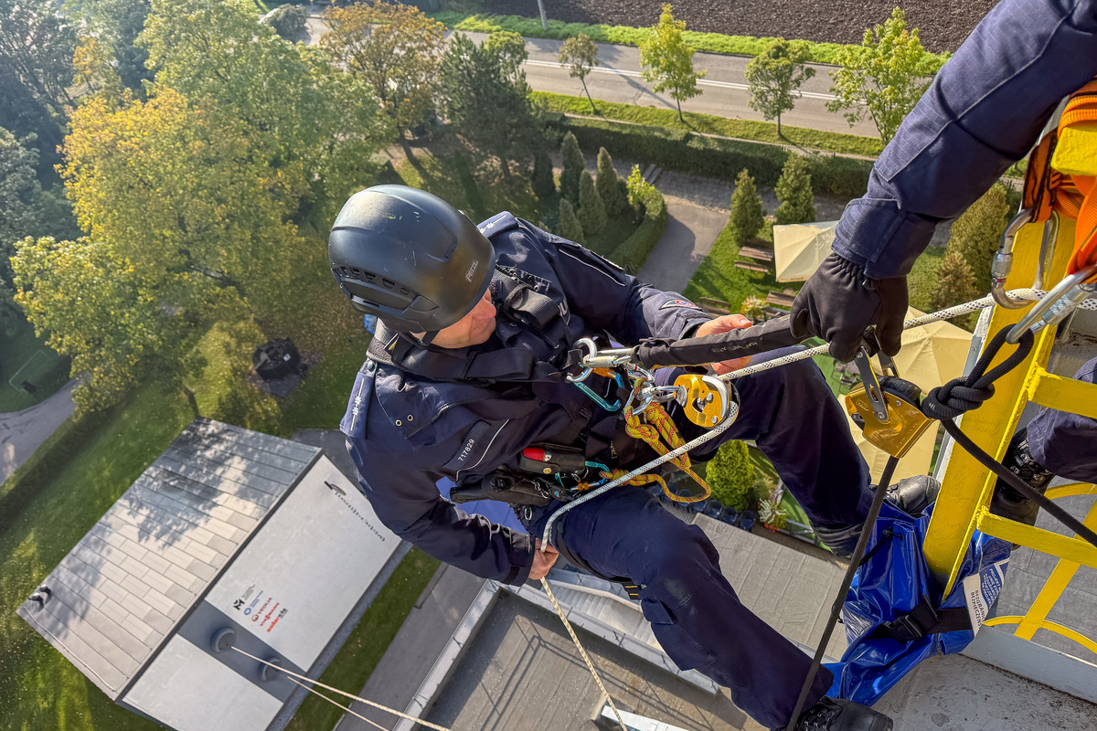Policyjne ćwiczenia w Zabytkowej Kopalni Srebra w Tarnowskich Górach