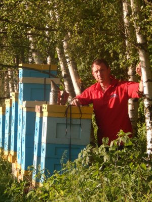 Pszczelarstwo... niezwykła pasja sławkowskiego dzielnicowego