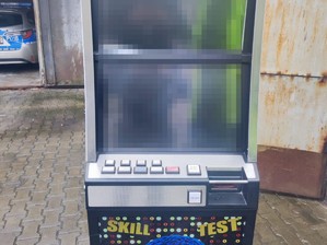 Na zdjęciu automat do gier hazardowych.