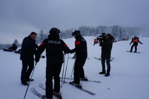 Policjanci na „Światowym Dniu Śniegu” w Szczyrku