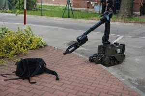 Ćwiczenia na terenie jednostki wojskowej