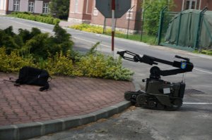 Ćwiczenia na terenie jednostki wojskowej