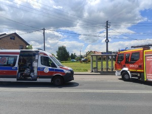 Na zdjęciu widzimy miejsce wypadku drogowego