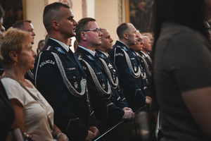 Na zdjęciu widzimy ceremonię pogrzebu Komendanta Powiatowego Policji w Bieruniu młodszego inspektora Dariusza Waligóry