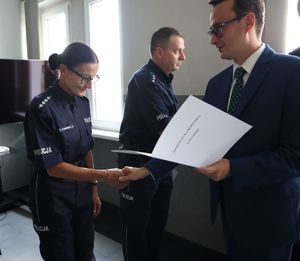 Prokurator Rejonowy w Bytomiu gratuluje policjantce