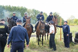 Brytyjski policjant podczas wizyty