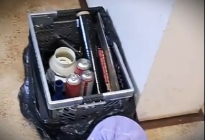 zabezpieczone narkotyki, chemikalia oraz sprzęt do wytwarzania narkotyków