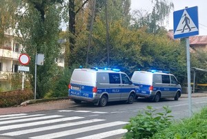 zdjęcia miejsca zdarzenia, pojazdy, dzień, pochmurno