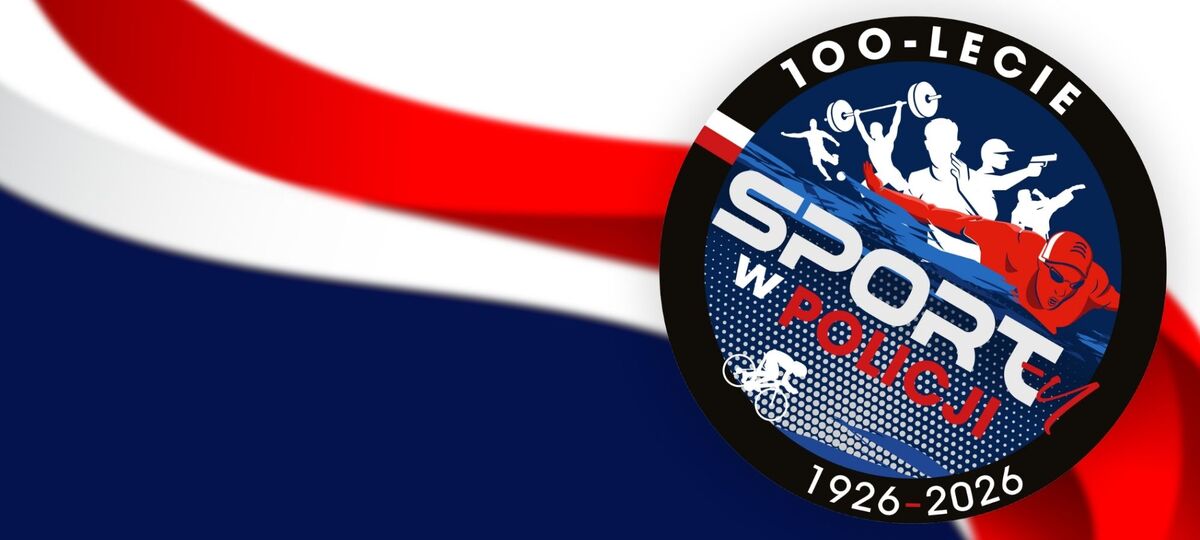 grafika z logo sport w policji